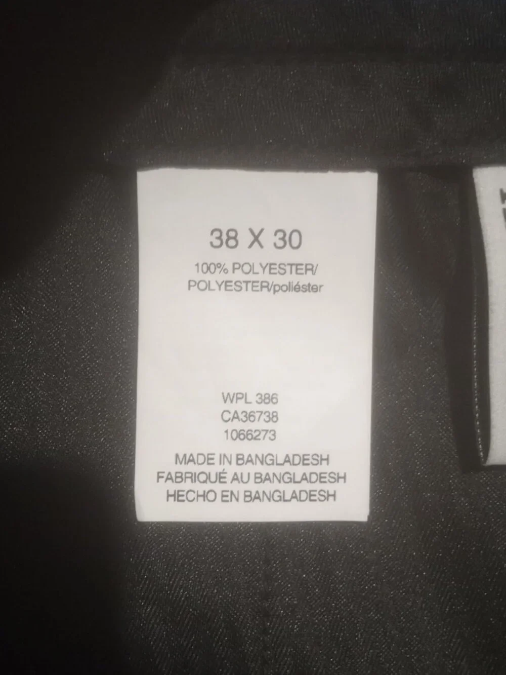Haggar Men's All Day Comfort Slim-Straight Dress Pants 38x30 Black NWT MSRP $70 - Picture 7 of 10